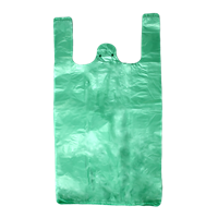 Mikrotenová taška mini zelená