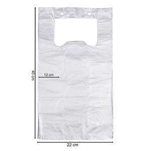 Mikrotenová taška 3 kg v bloku transparentní 