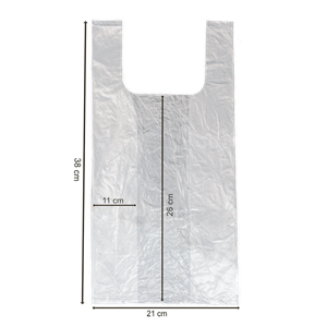 Mikrotenová taška 3 kg v roli transparentní