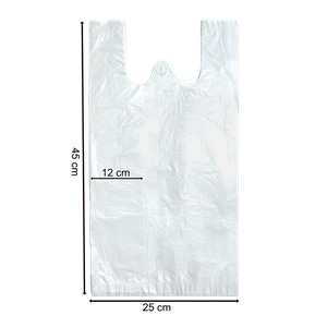 Mikrotenová taška 4 kg bílá