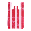 Mikrotenová taška 4 kg červeno-bílá