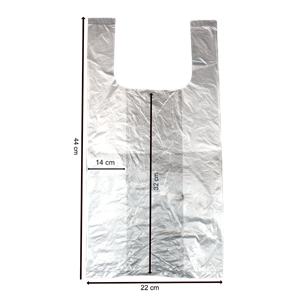 Mikrotenová taška 5 kg v roli transparentní