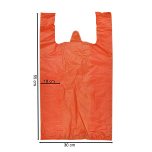 Mikrotenová taška 10 kg oranžová EXTRA PEVNÁ new