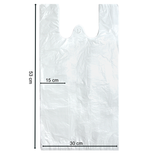 Mikrotenová taška 10 kg bílá SILNÁ
