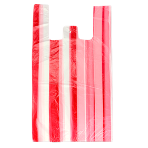 Mikrotenová taška 10 kg červeno bílá