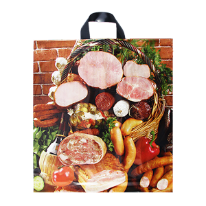 Igelitová taška 43x47 cm Uzeniny 35 mic