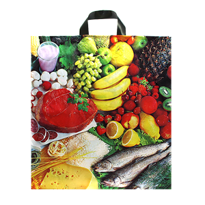 Igelitová taška 43x47 cm Ryby 35 mic