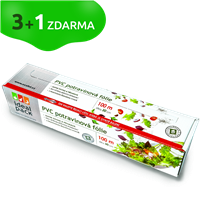 Potravinová fólie s řezačkou PVC 30 cm x 100 m Kombo 3+1 ideal pack®