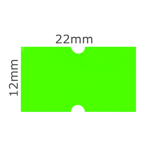 Etiketa Cola-Ply 22x12 mm zelená