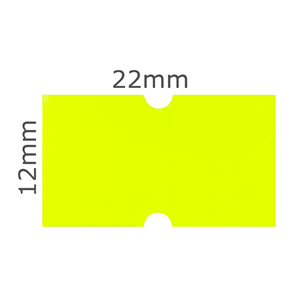 Etiketa Cola-Ply 22x12 mm žlutá