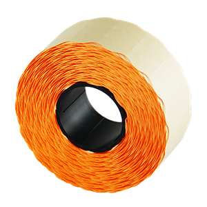 Etiketa Uni 26x12 mm oranžová 