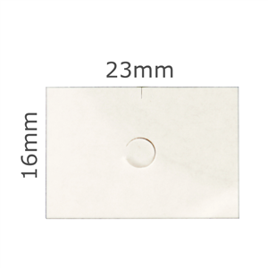 Etiketa Motex 16x23 mm bílá  