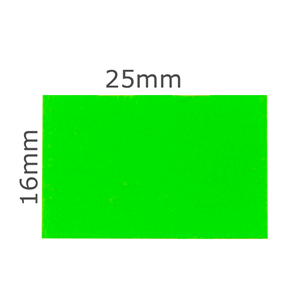 Etiketa Contact 25x16 mm barevná 