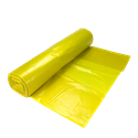 Pytel na odpad 130 l 80x120 cm, 40 mic, žlutý