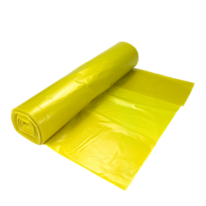 Pytel na odpad 130 l 80x120 cm, 40 mic, žlutý