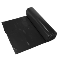 Pytel na odpad 130 l 80x130 cm, 40 mic, černý