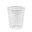 Plastový kelímek PS krystal 0,02 l na alkohol transp.