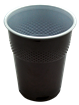 Plastový kelímek PS 0,2 l na kávu hnědo-bílý