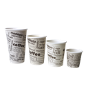 Papírový kelímek 0,1 l CTG O62mm nápojový bílý s potiskem