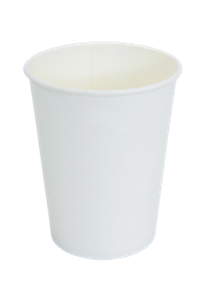 Papírový kelímek 0,3 l nápojový bílý O80mm bez plastu