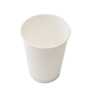 Papírový kelímek 0,4 l nápojový bílý O90 mm