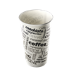 Papírový kelímek 0,4 l CTG O90mm bílý s potiskem