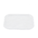 Plastové víčko hranaté PVC pro misky 500/700 ml