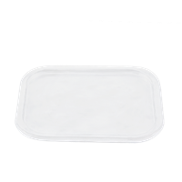 Plastové víčko hranaté PVC pro misky 500/700 ml