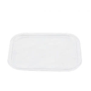 Plastové víčko hranaté PVC pro misky 500/700 ml