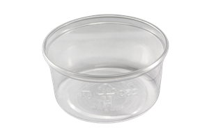 Plastová miska PP 250 ml kulatá bal/100 ks