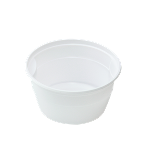 Plastová miska PP 500 ml kulatá bílá O127 mm