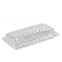 Plastová miska OPS 800 ml 220x115x50 mm s int. víčkem hranatá SL-18