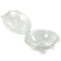 Plastová miska rPET 750 ml s integrovaným víčkem V46
