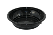 Plastová miska PET 500 ml salátová kulatá černá