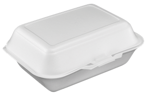 Menu box bílý XPS 190x150x60 mm AP 9