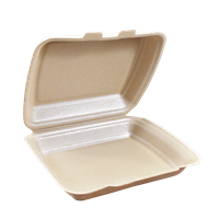 Menu box 1-dílný EPP (dvou zámkový) hnědý 