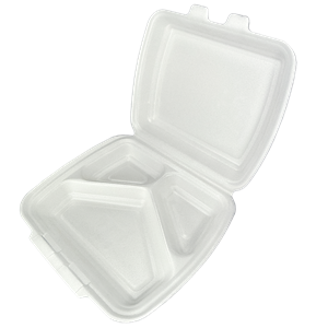 Menu box 3-dílný XPS 250x200x70 mm (dvou zámkový) HP-3