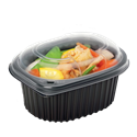 Plastová miska na jídlo PP 450ml černá