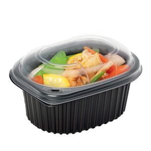 Plastová miska na jídlo PP 450ml černá