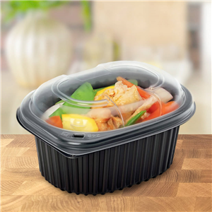 Plastová miska na jídlo PP 450ml černá