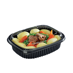 Plastová miska na jídlo PP 800ml černá
