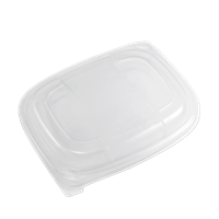 Plastové víčko PP k misce na jídlo 800 ml transparentní