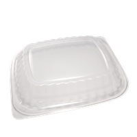 Plastové víčko PP k 1-dílné misce na jídlo 1000 ml transparentní Plastové víčko PP k 1-dílné misce na jídlo 1000 ml transparentní