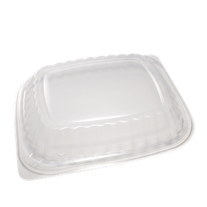 Plastové víčko PP k 1-dílné misce na jídlo 1000 ml transparentní