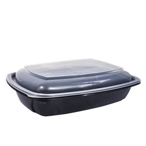 Plastová miska na jídlo PP 700ml 1-dílná černá