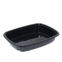 Plastová miska na jídlo PP 1000ml 1-dílná černá