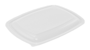 Plastové víčko PP k 1-dílné misce na jídlo 700/1000 ml transparentní