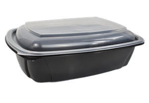 Plastové víčko PP k 1-dílné misce na jídlo 700/1000 ml transparentní