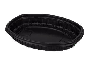 Plastová miska na jídlo PP 800ml 1-dílná černá