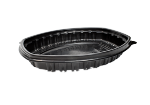 Plastová miska na jídlo PP 800ml 1-dílná černá